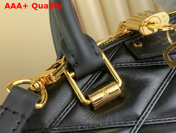 Louis Vuitton Alma PM Handbag in Black Lamb Leather M23688 Replica