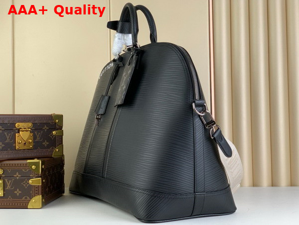 Louis Vuitton Alma Travel GM Bag in Black Epi Soft XL Calfskin Replica