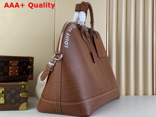 Louis Vuitton Alma Travel GM Bag in Cognac Calf Leather Epi Soft XL Calfskin M23102 Replica