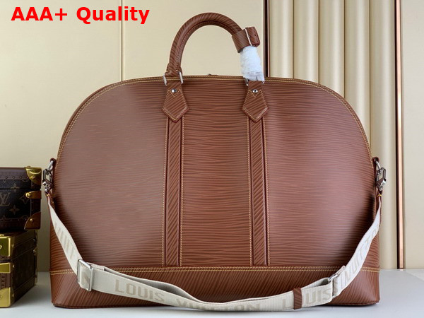 Louis Vuitton Alma Travel GM Bag in Cognac Calf Leather Epi Soft XL Calfskin M23102 Replica