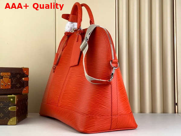 Louis Vuitton Alma Travel GM Bag in Vermillon Red Epi XL Grained Leather M23717 Replica