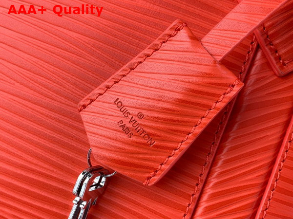 Louis Vuitton Alma Travel GM Bag in Vermillon Red Epi XL Grained Leather M23717 Replica