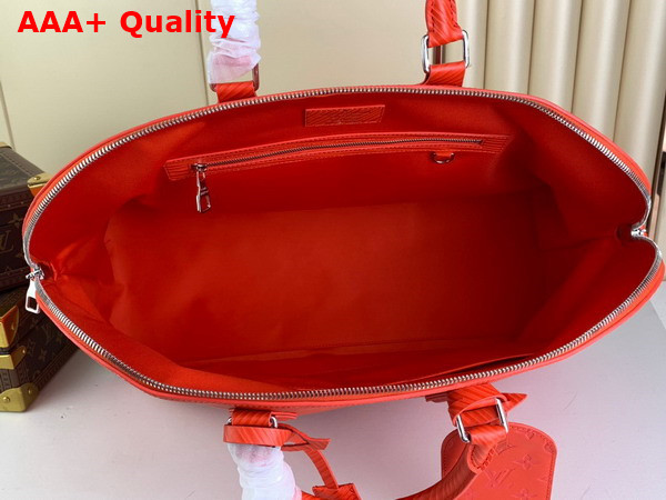 Louis Vuitton Alma Travel GM Bag in Vermillon Red Epi XL Grained Leather M23717 Replica