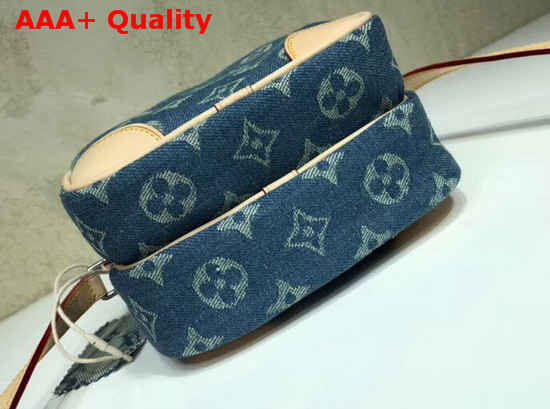 Louis Vuitton Amazon Shoulder Bag in Blue Monogram Denim Replica