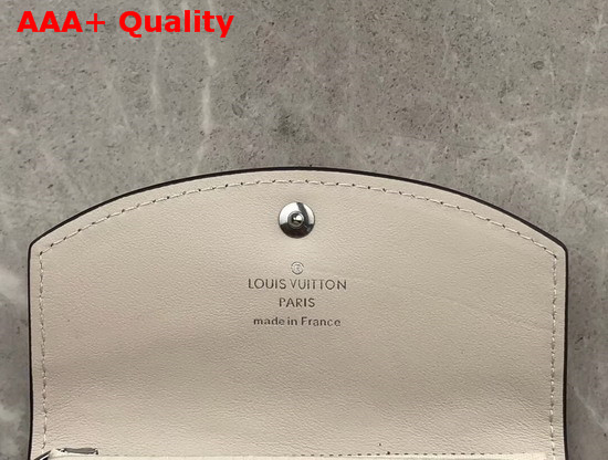 Louis Vuitton Anne Coin Purse Galet Mahina Perforated Calfskin Leather M64052 Replica