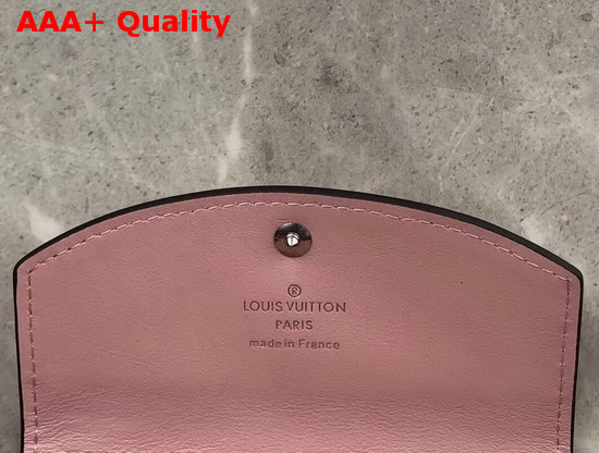 Louis Vuitton Anne Coin Purse Magnolia Mahina Perforated Calfskin Leather M64050 Replica