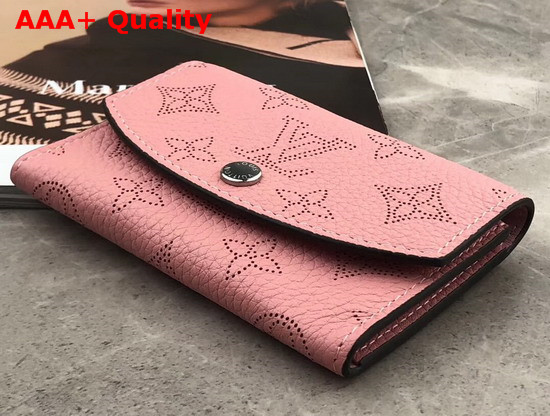 Louis Vuitton Anne Coin Purse Pink Mahina Perforated Calfskin Leather Replica