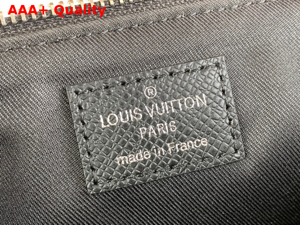 Louis Vuitton Anton Soft Briefcase in Black Taiga Cowhide Leather M33416 Replica