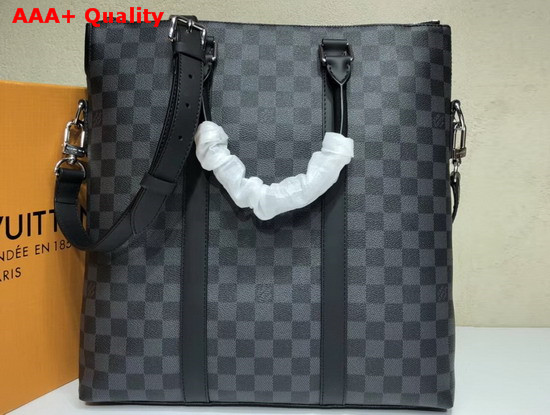 Louis Vuitton Anton Tote Damier Graphite Canvas N40000 Replica