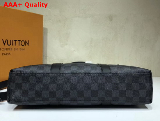 Louis Vuitton Anton Tote Damier Graphite Canvas N40000 Replica