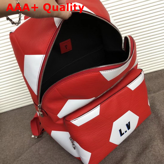 Louis Vuitton Apollo Backpack Epi Leather Men LV 2018 FIFA World Cup Red Replica