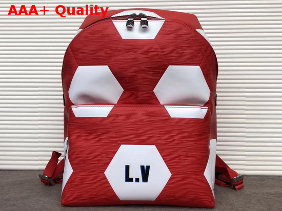 Louis Vuitton Apollo Backpack Epi Leather Men LV 2018 FIFA World Cup Red Replica