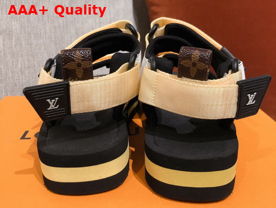 Louis Vuitton Arcade Flat Sandal in Beige Replica