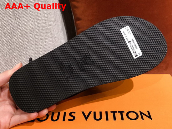 Louis Vuitton Arcade Flat Sandal in Black 1A8GIW Replica