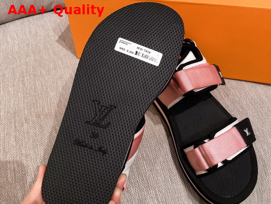 Louis Vuitton Arcade Flat Sandal in Rose Pop 1A8GJQ Replica