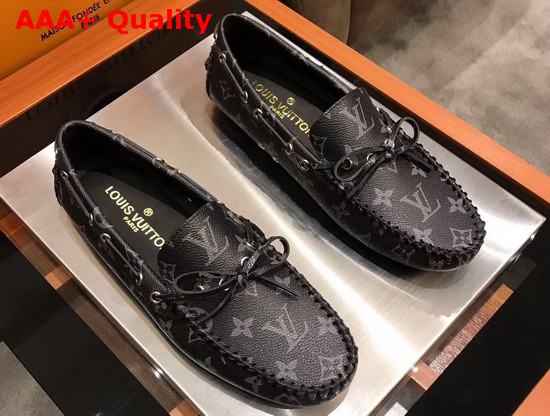 Louis Vuitton Arizona Moccasin Monogram Eclipse Canvas 1A441U Replica