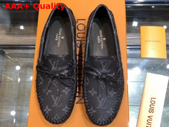 Louis Vuitton Arizona Noccasin Monogram Eclipse Canvas Replica