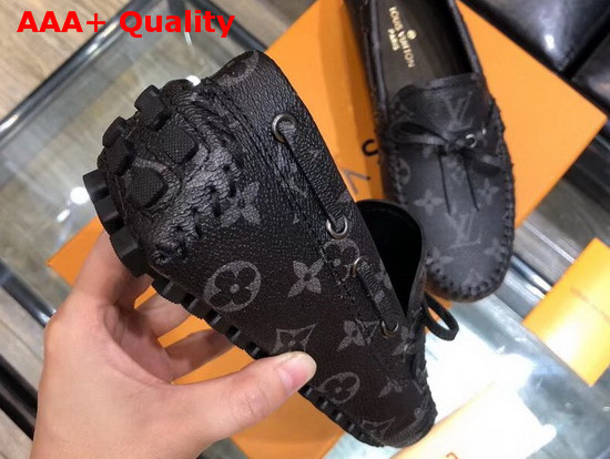 Louis Vuitton Arizona Noccasin Monogram Eclipse Canvas Replica