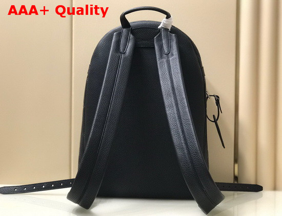 Louis Vuitton Armand Backpack in Black Taurillon Shadow Leather Replica