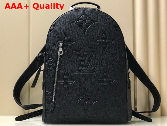 Louis Vuitton Armand Backpack in Black Taurillon Shadow Leather Replica