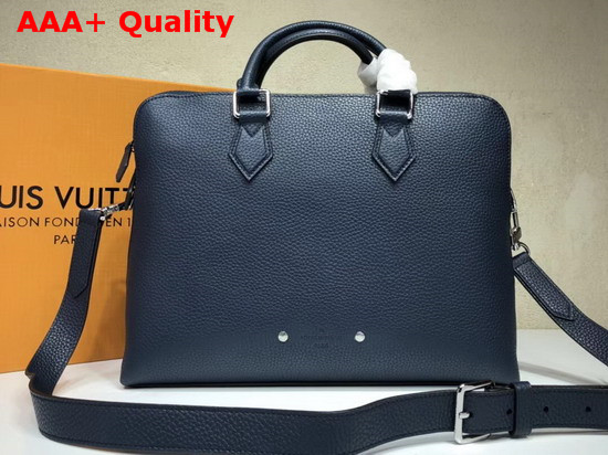 Louis Vuitton Armand Briefcase PM Taurillon Leather Navy M53490 Replica