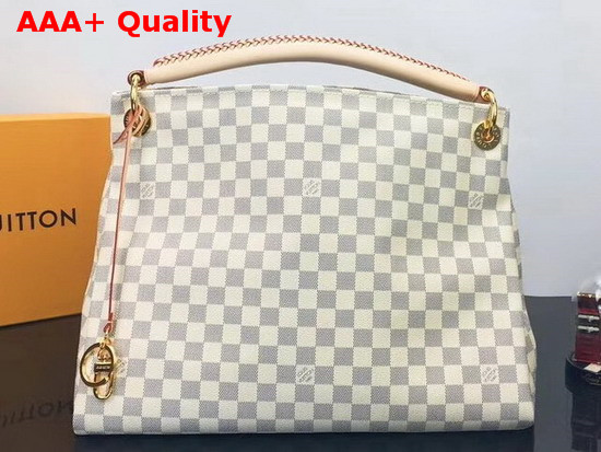 Louis Vuitton Artsy MM Damier Azur Coated Canvas N40253 Replica