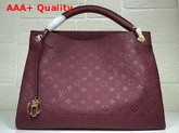 Louis Vuitton Artsy MM Raisin Embossed Calf Leather M43257 Replica