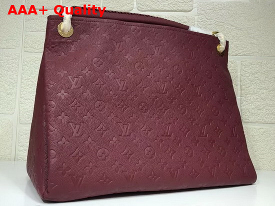 Louis Vuitton Artsy MM Raisin Embossed Calf Leather M43257 Replica