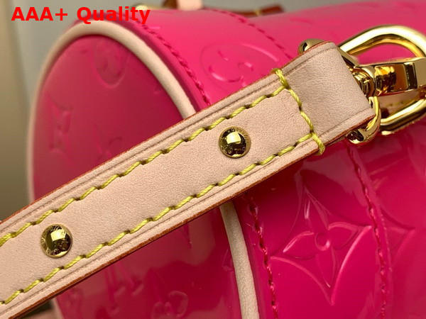 Louis Vuitton Astor Bag Neon Pink Monogram Vernis Embossed Cowhide Leather M24102 Replica