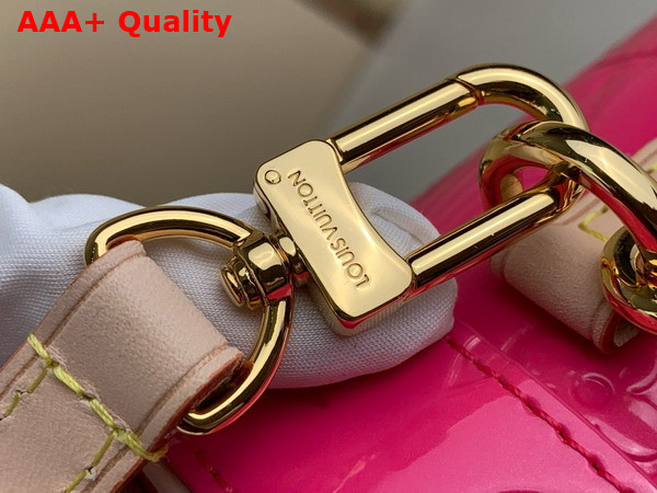 Louis Vuitton Astor Bag Neon Pink Monogram Vernis Embossed Cowhide Leather M24102 Replica