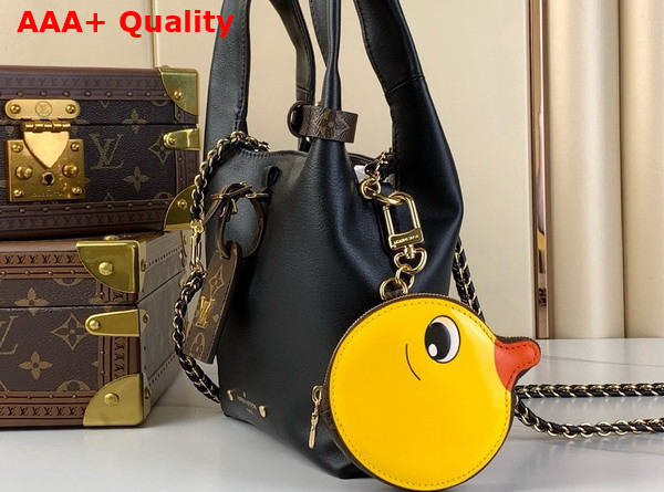 Louis Vuitton Atlantis BB Handbag in Black Nappa Lambskin Replica