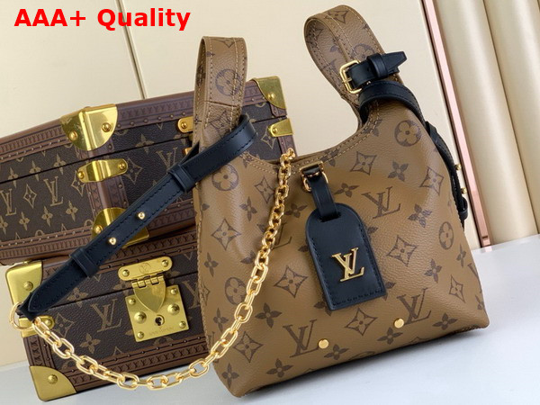 Louis Vuitton Atlantis BB Handbag in Monogram Reverse Coated Canvas M46816 Replica