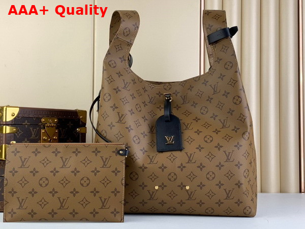 Louis Vuitton Atlantis GM Handbag in Monogram Reverse Coated Canvas Replica