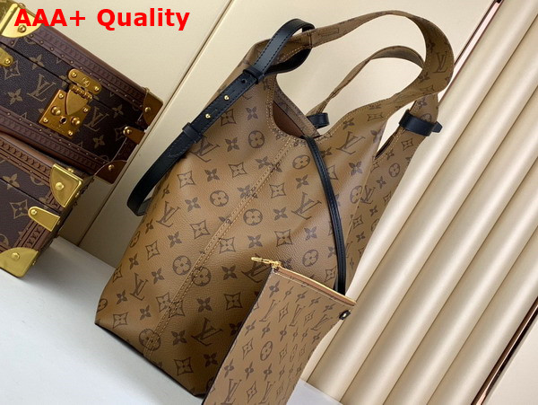 Louis Vuitton Atlantis GM Handbag in Monogram Reverse Coated Canvas Replica