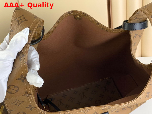 Louis Vuitton Atlantis GM Handbag in Monogram Reverse Coated Canvas Replica