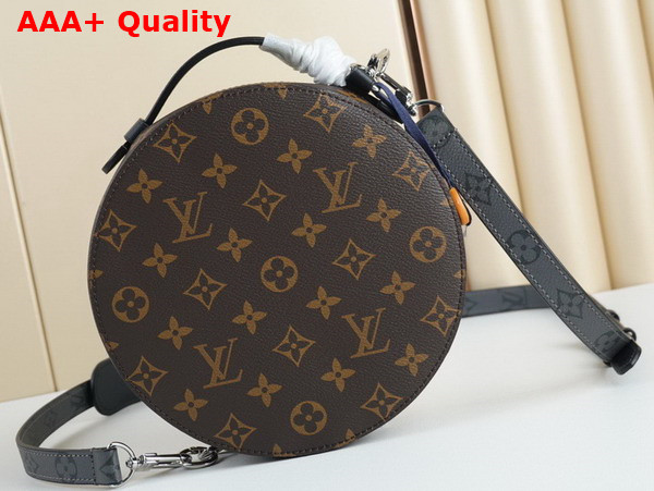 Louis Vuitton Audio Case Monogram Macassar Coated Canvas and Black Cowhide Leather M46273 Replica