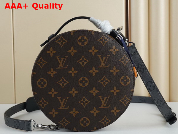 Louis Vuitton Audio Case Monogram Macassar Coated Canvas and Black Cowhide Leather M46273 Replica