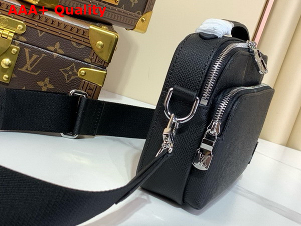 Louis Vuitton Avenue Messenger in Black Taiga Leather M11657 Replica