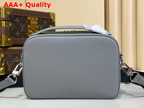 Louis Vuitton Avenue Messenger in Grey Taiga Leather Replica