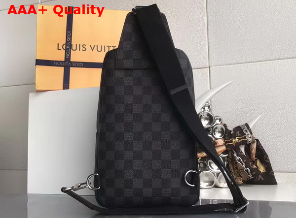 Louis Vuitton Avenue Sling Bag Damier Graphite Canvas N41719 Replica