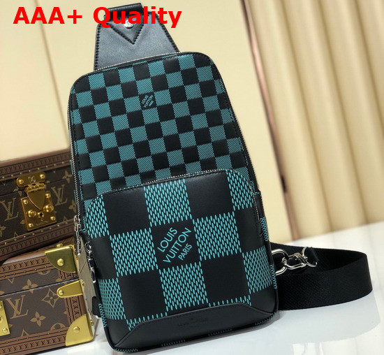 Louis Vuitton Avenue Slingbag Aqua Green N50038 Replica