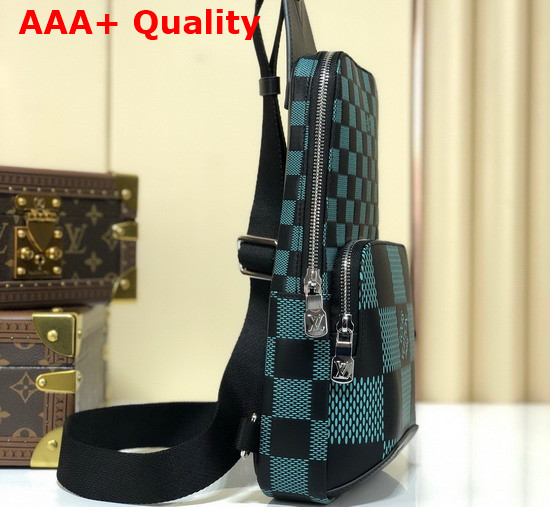 Louis Vuitton Avenue Slingbag Aqua Green N50038 Replica