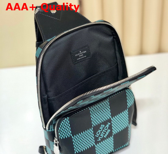 Louis Vuitton Avenue Slingbag Aqua Green N50038 Replica