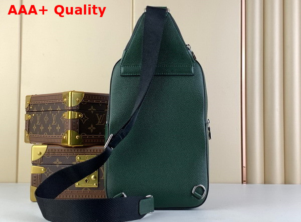 Louis Vuitton Avenue Slingbag NM Vert Laurier Green Taiga Cowhide Leather M30973 Replica