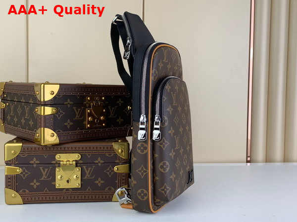 Louis Vuitton Avenue Slingbag in Monogram Canvas with Natural Cowhide Leather Trim Replica