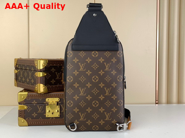 Louis Vuitton Avenue Slingbag in Monogram Canvas with Natural Cowhide Leather Trim Replica