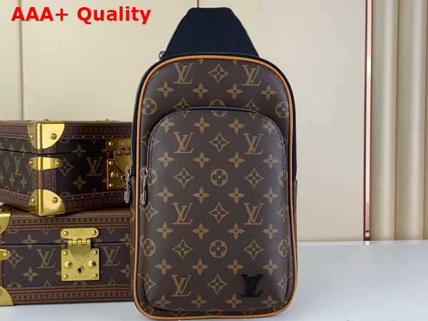 Louis Vuitton Avenue Slingbag in Monogram Canvas with Natural Cowhide Leather Trim Replica