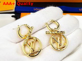 Louis Vuitton Baby Louise Earrings Gold Color Hardware M00613 Replica