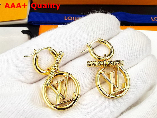 Louis Vuitton Baby Louise Earrings Gold Color Hardware M00613 Replica