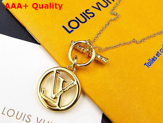 Louis Vuitton Baby Louise Necklace Gold Color Hardware M00598 Replica